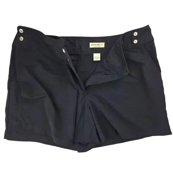 Eddie Bauer | Black, Nylon, Skort | Size 18 - Picture 2 of 5